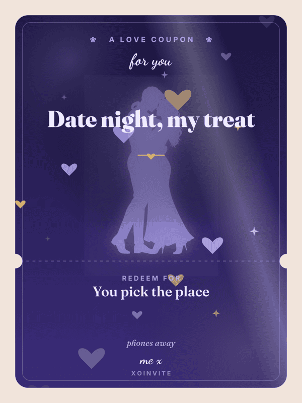 Date night, my treat